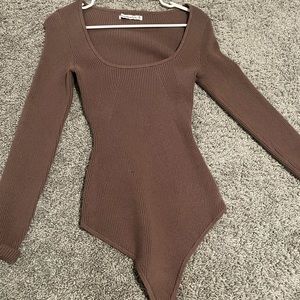 Abercrombie long sleeve bodysuit
